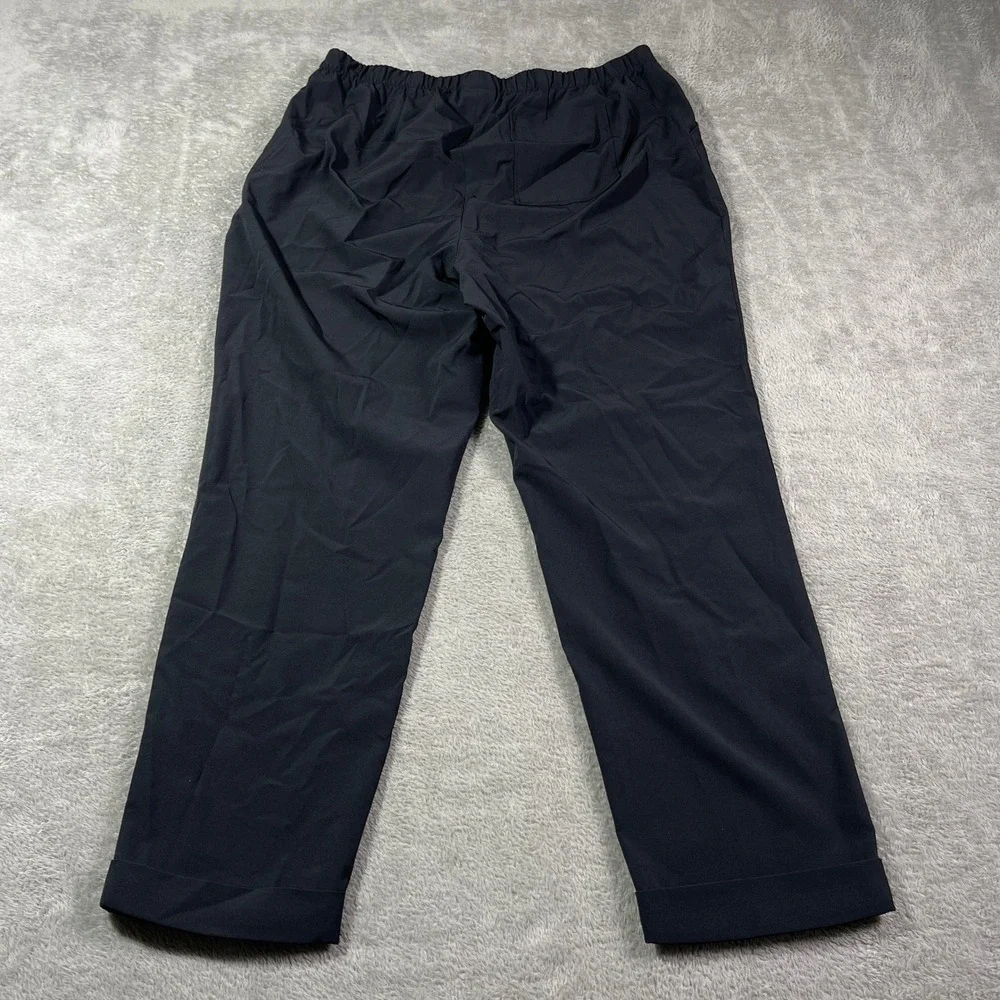 Varley Lounge Pants Men's Large Black Relaxed Fit‎ Elastic Waist Activewear